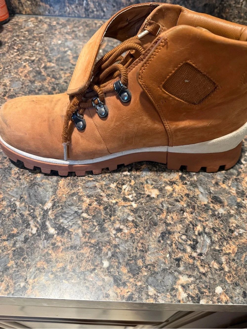 Jordan Brown Suede Lace-Up Ankle Boots